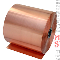 Лента медная 0.5х300 мяг, марка М1 купить Челябинск
